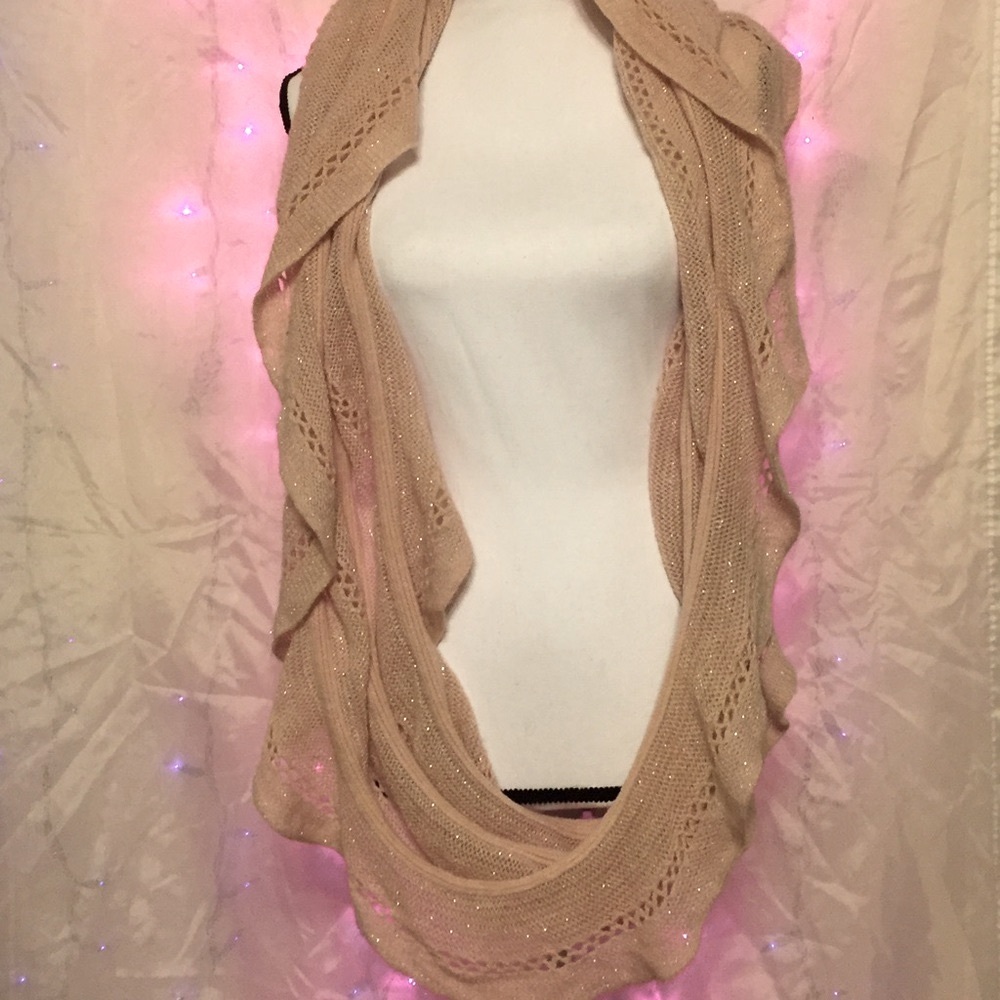 Sparkling infinity scarf